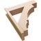 Ekena Millwork 8-in W x 32-in D x 38-in H Balboa Block Rough Cedar Woodgrain TimberThane Outlooker, Primed Tan OUTUR080X32X38BOA44RCPR - alternate 4